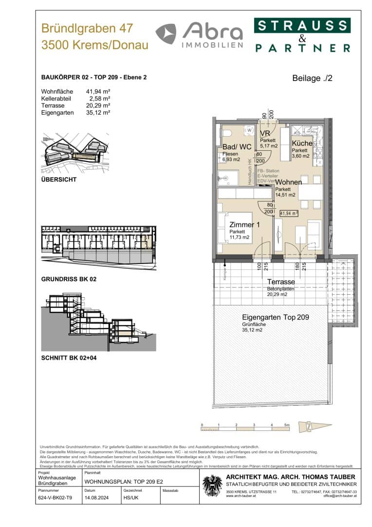 Gemütliche 2-Zimmerwohnung mit Terrasse und Eigengarten
