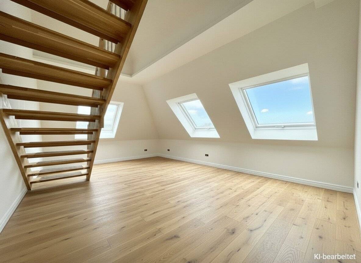 Dachgeschosswohnung mit Dachterrasse und Weitblick