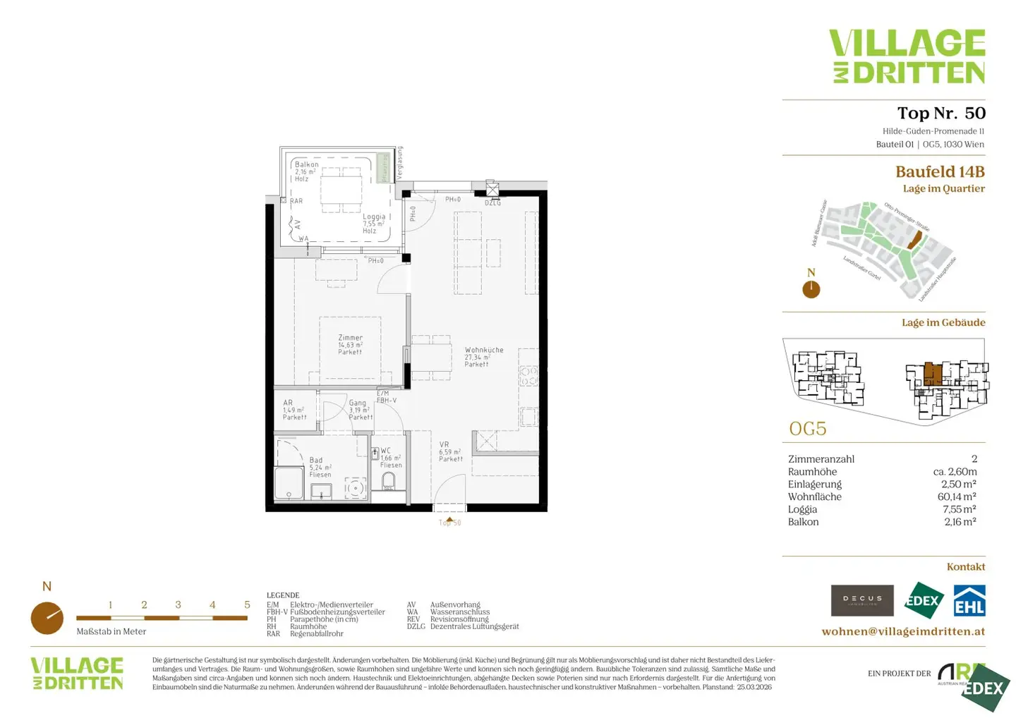 VILLAGE IM DRITTEN | KLIMATISIERTE 2-ZIMMER WOHNUNG MIT FREIFLÄCHE | ANLEGER