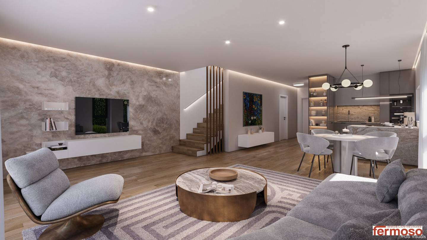Modern semi-detached house in Kottingbrunn: Your first occupancy with garden and terrace in a quiet location - high-quality construction and sustainable energy supply