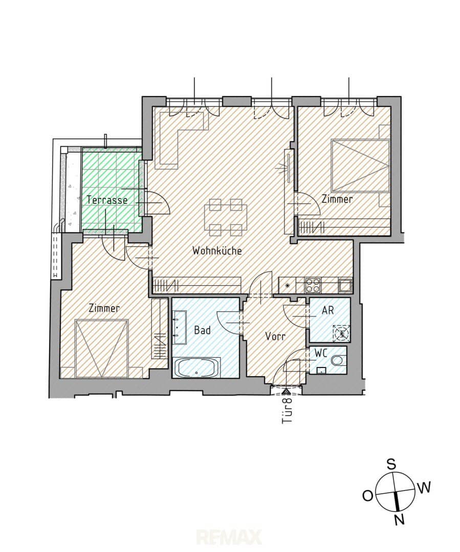 Etagenwohnung Terrasse nahe U4 Ober St Veit