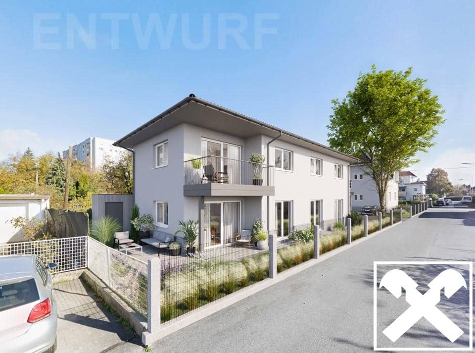 Erdgeschosswohnung mit Terrasse nahe Zentrum