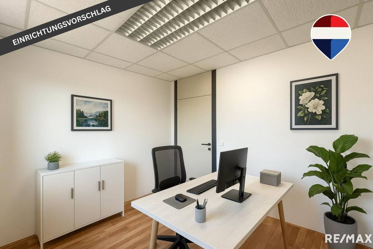 Bürofläche mit Klimaanlage und PKW-Stellplätze!