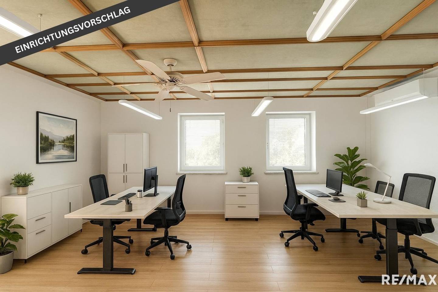 Bürofläche mit Klimaanlage und PKW-Stellplätze!