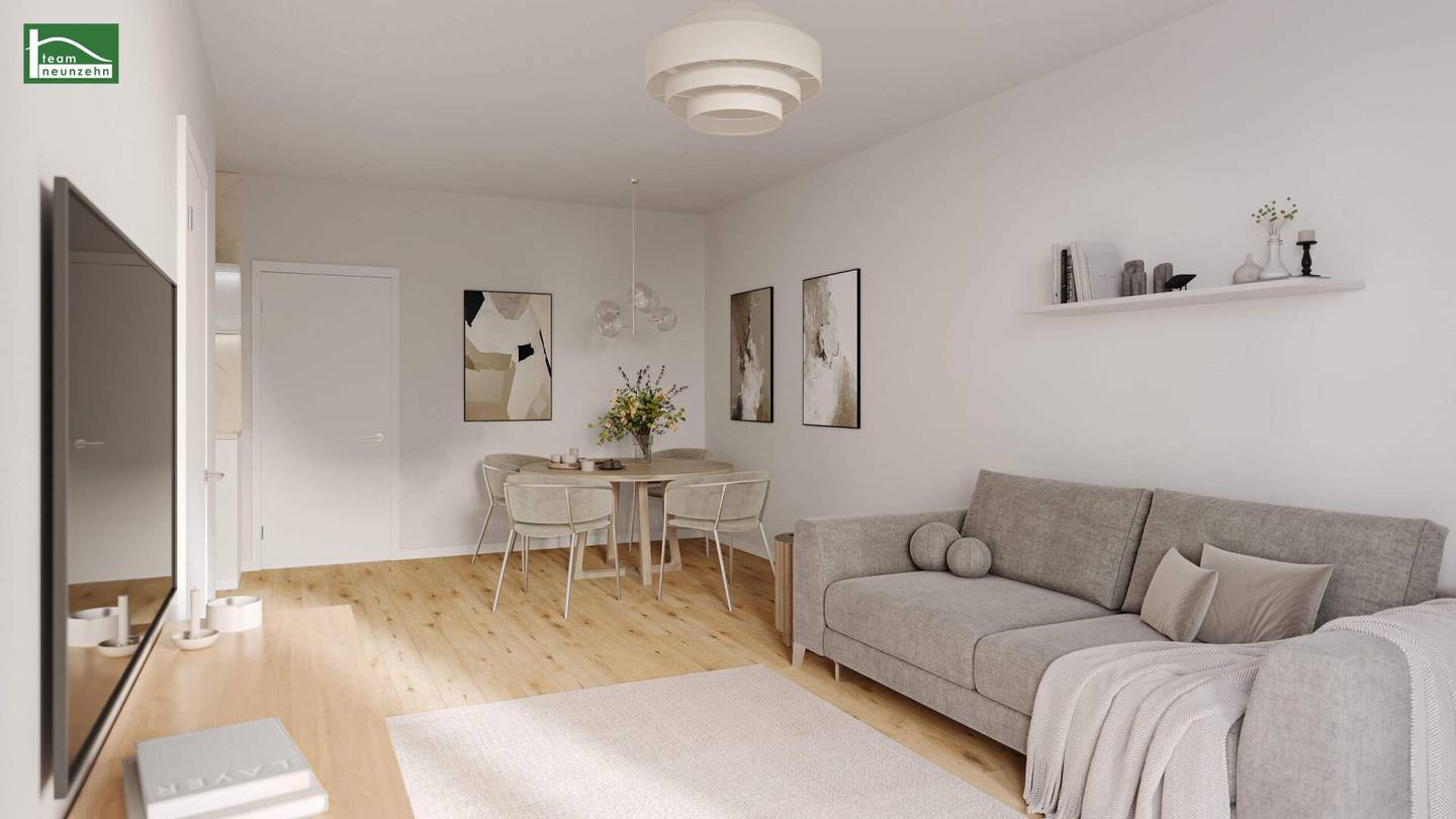 New-build apartments in Graz-Straßgang – 3-room units with balcony or terrace