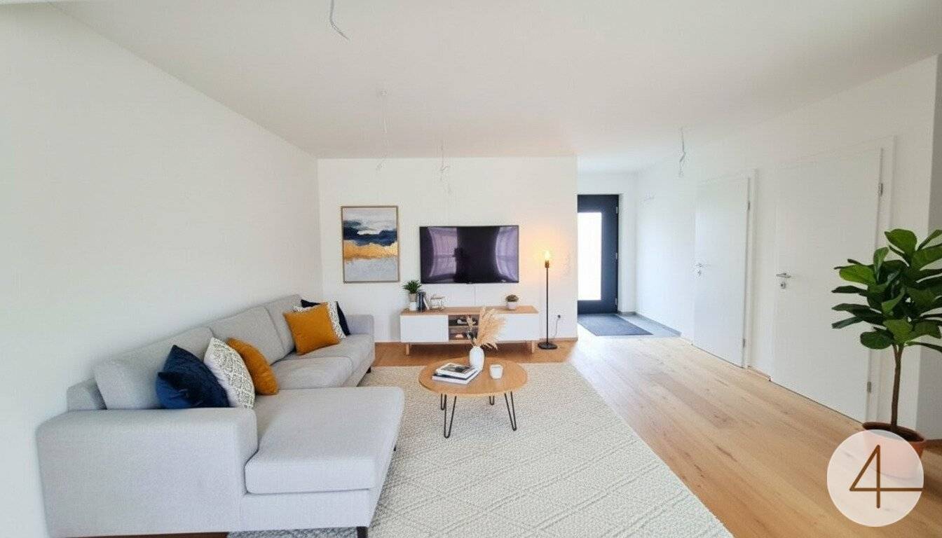 Semi-detached house in a quiet residential development