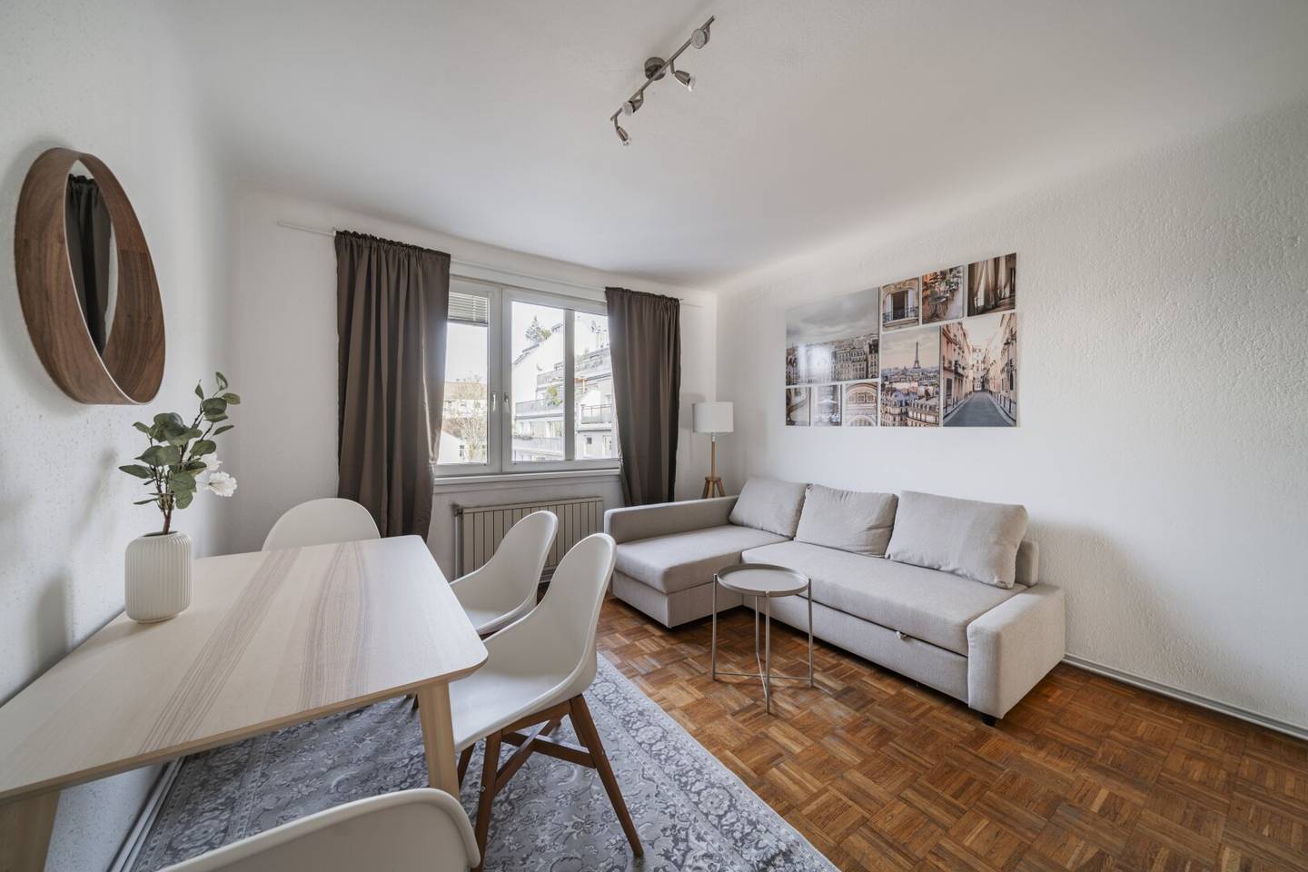 Two room Wohnung in quiet location furnished
