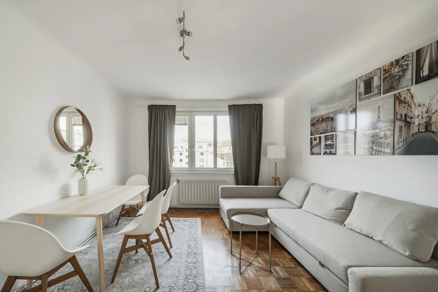 Two room Wohnung in quiet location furnished
