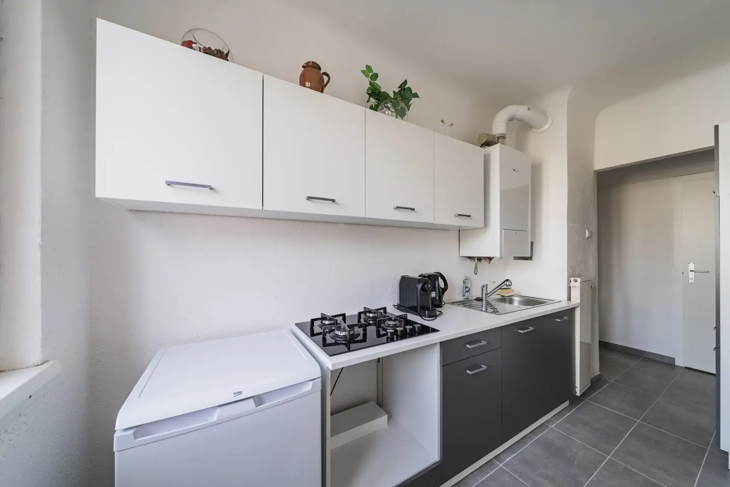 Two room Wohnung in quiet location furnished