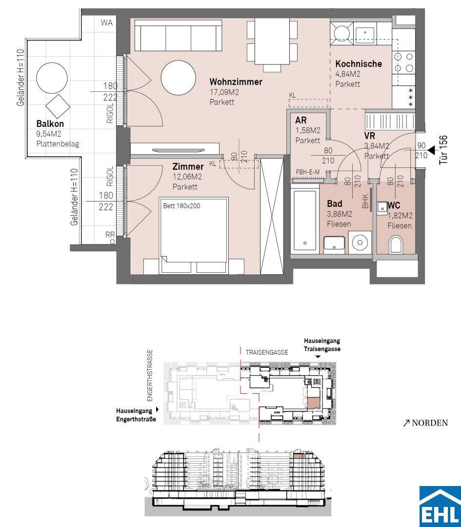 Exclusive living with Danube view, your stylish retreat in the city
