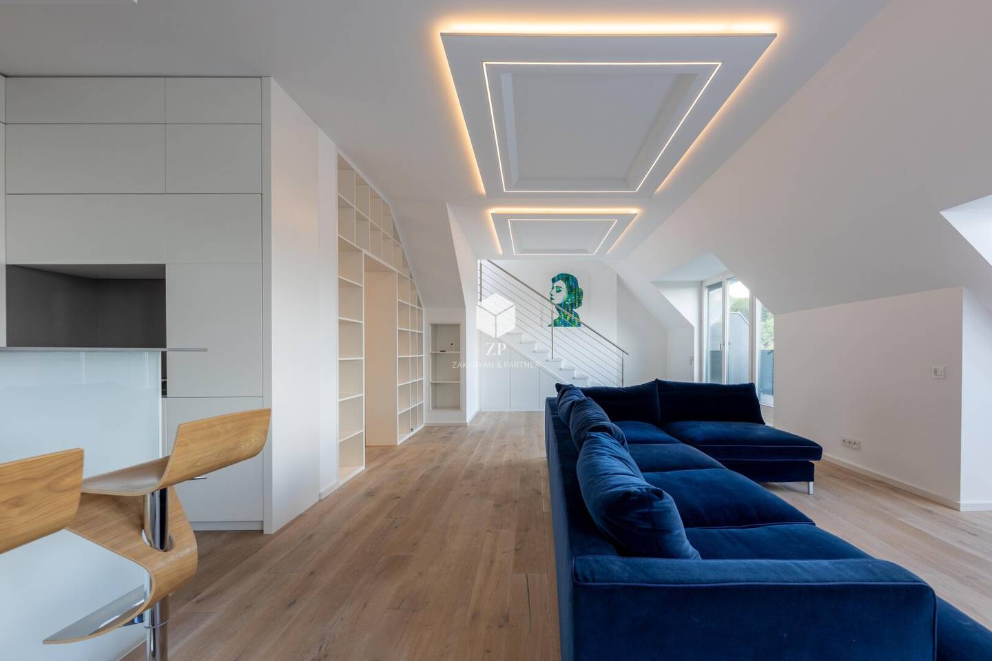 Maisonettewohnung mit Dachterrasse und grünem Blick