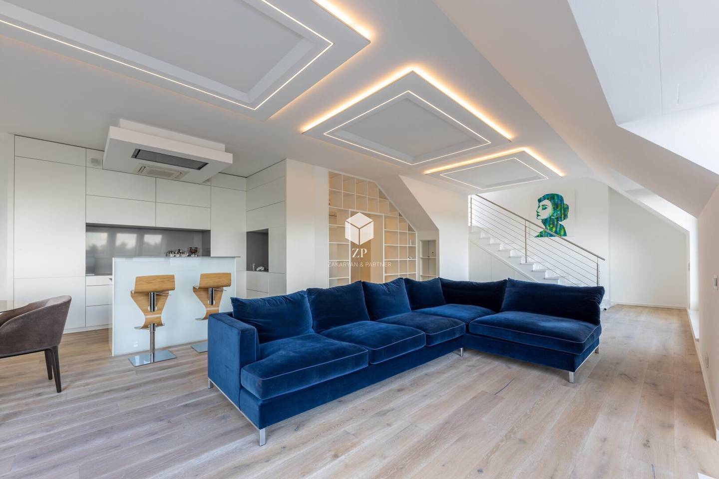 Maisonettewohnung mit Dachterrasse und grünem Blick
