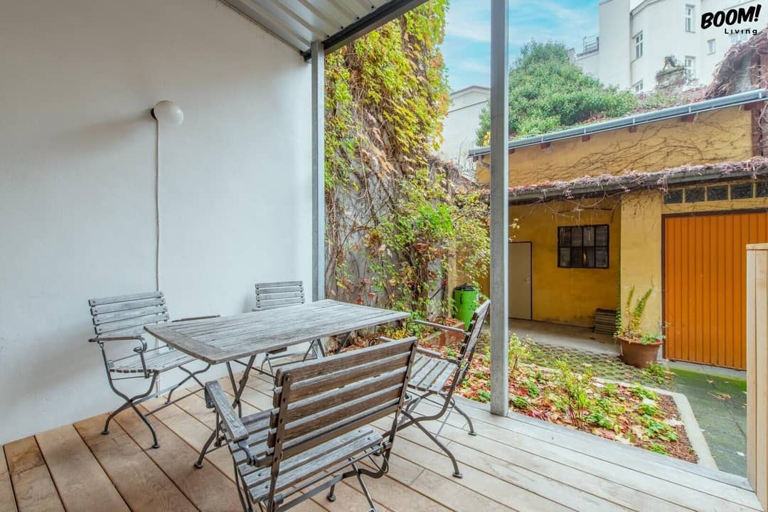 Erdgeschosswohnung nahe Türkenschanzpark Terrasse