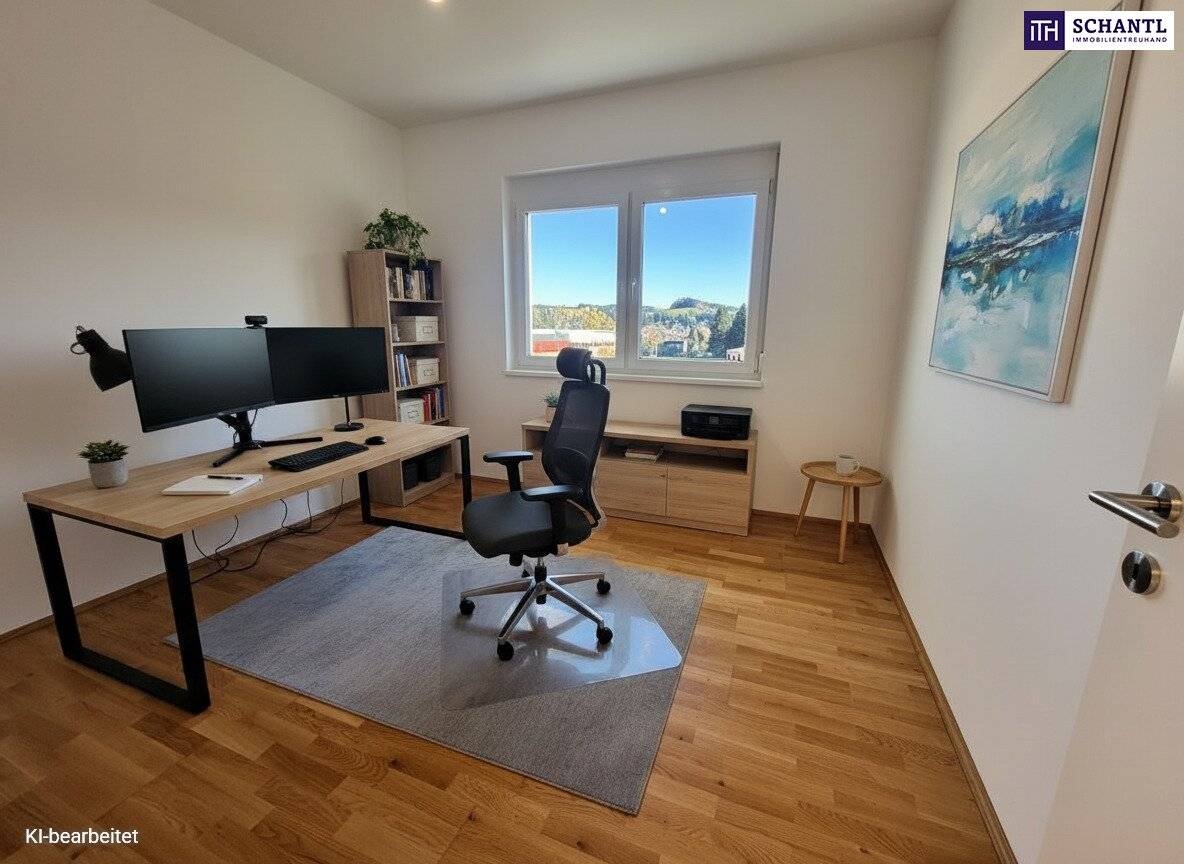 Apartment with south balcony and wide view