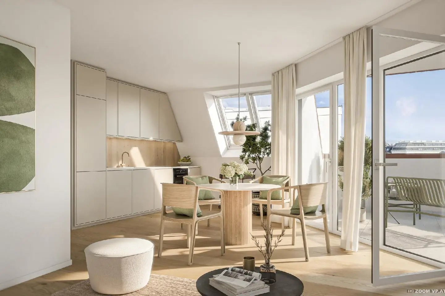 Dachgeschosswohnung Ausbaupotenzial nahe U4