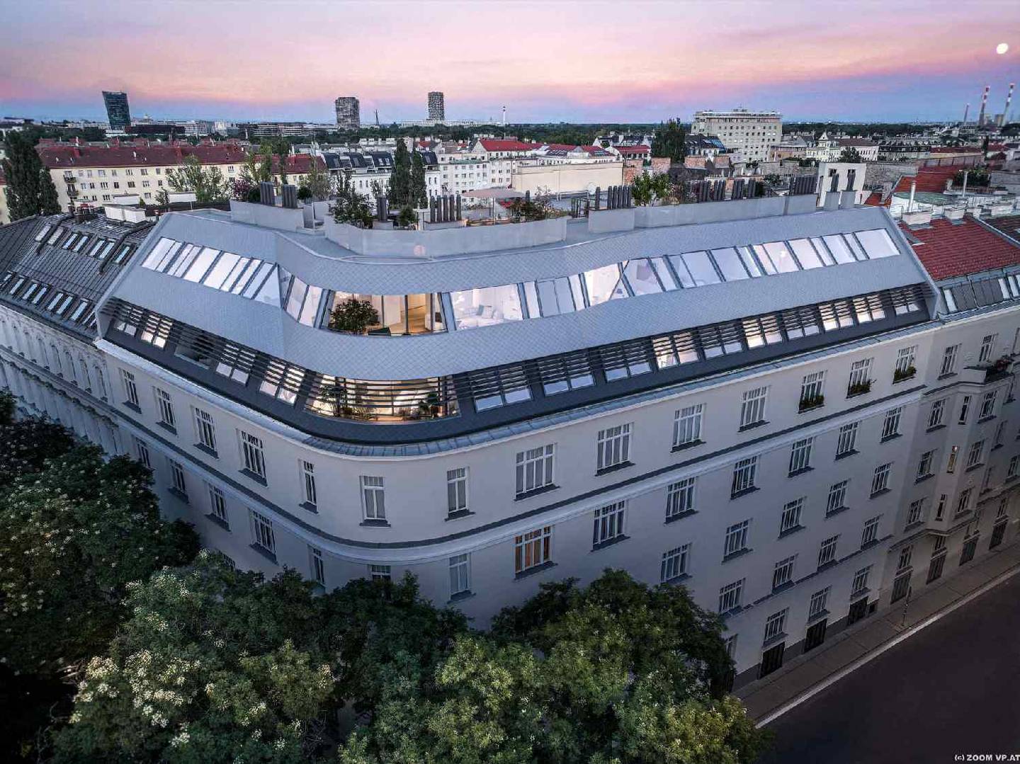 Dachgeschosswohnung Dachterrasse Loggia