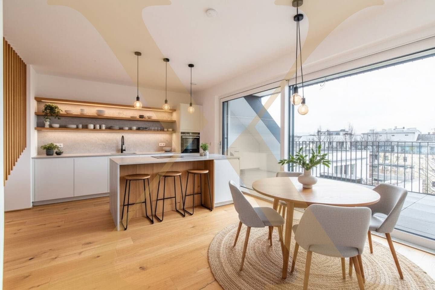 Wohnung Erstbezug Linz Zentrum Balkone