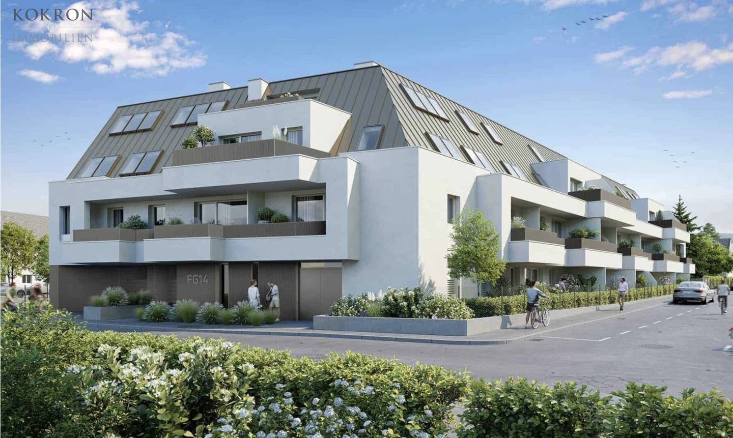 Neubau Wohnung nahe U1 Neulaa mit Loggia