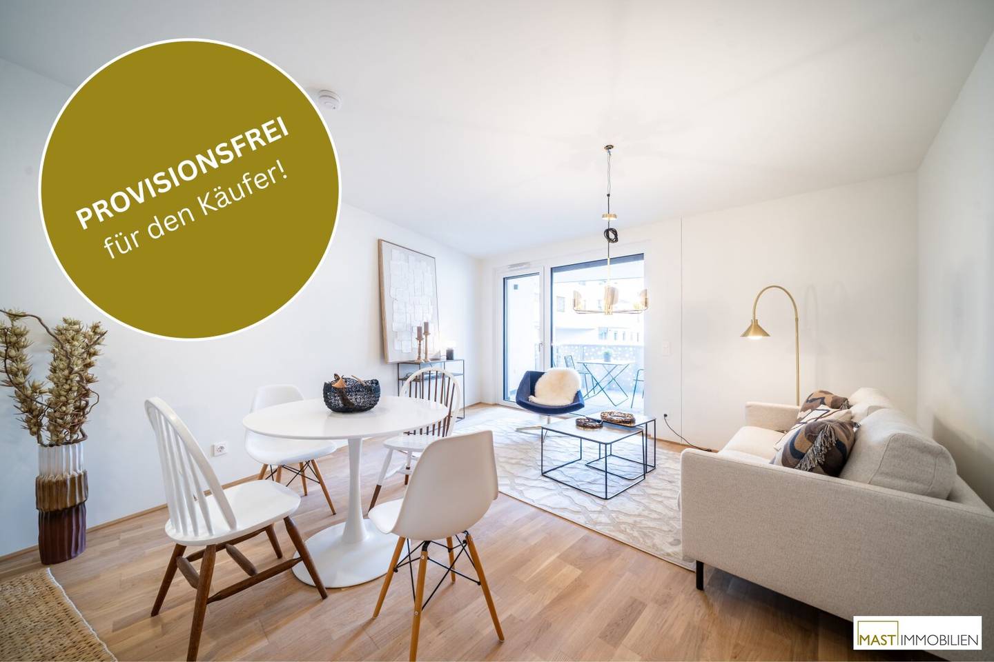 Neubau Wohnung Loggia nahe Badeteich Hirschstetten