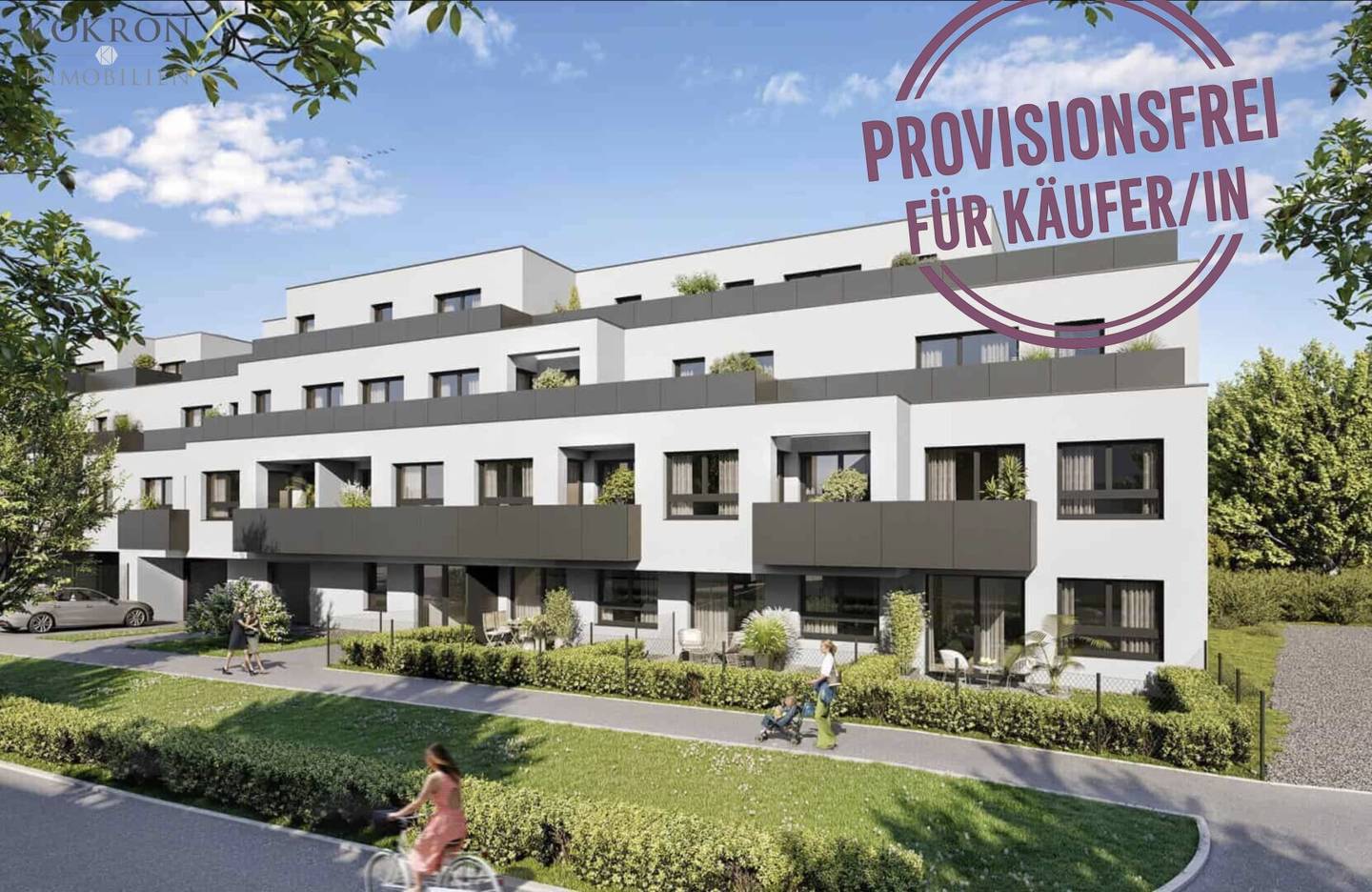 Apartment newly built with loggia and balcony