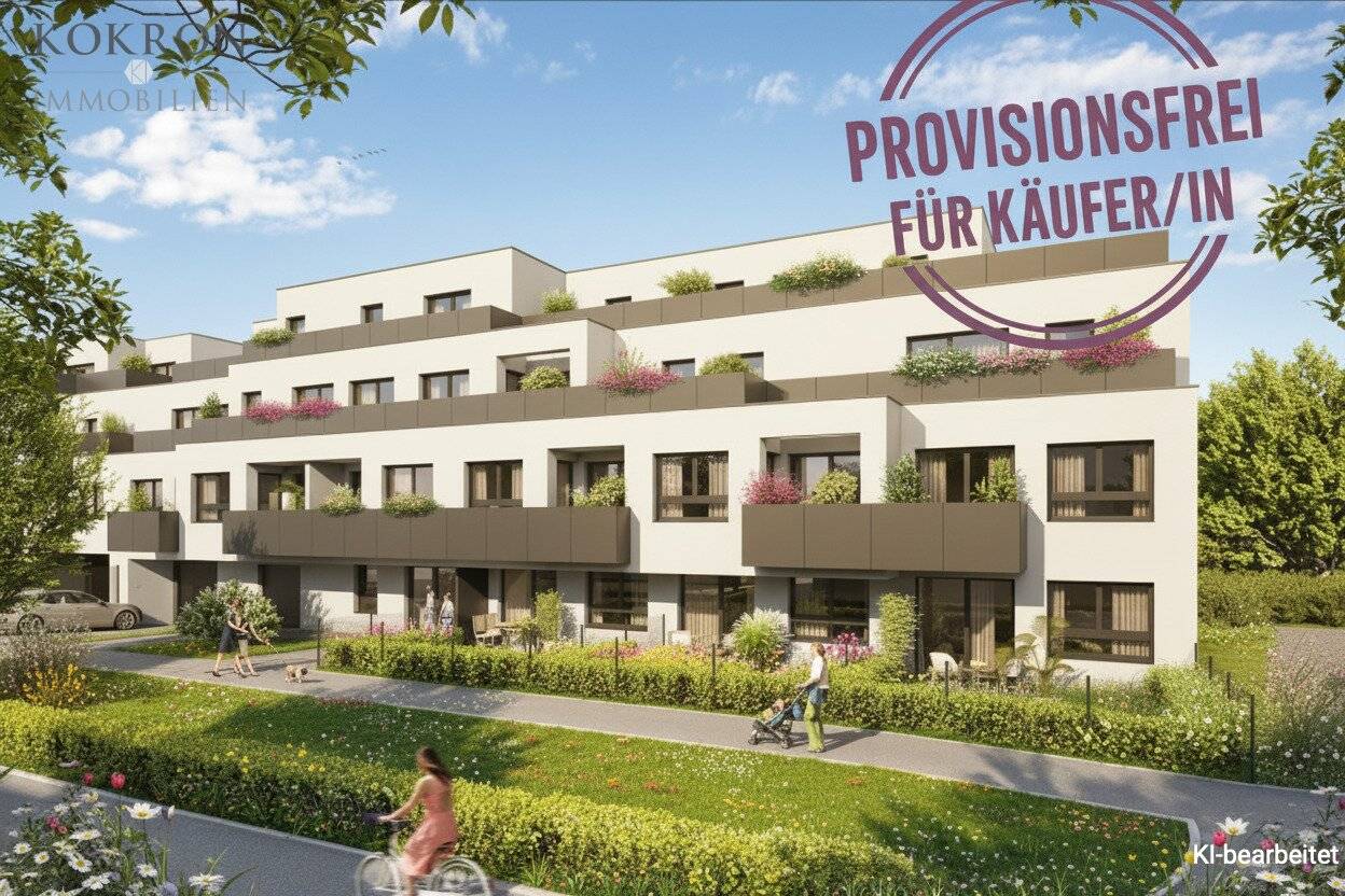 Newly built apartment with garden and loggia