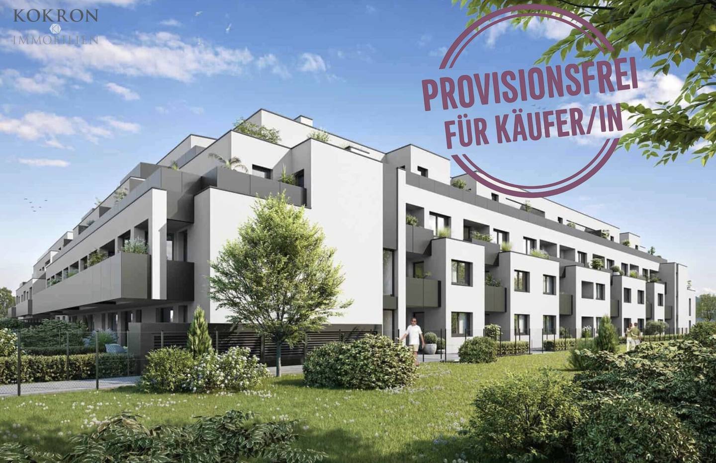 Erstbezug Wohnung Südseite Garten