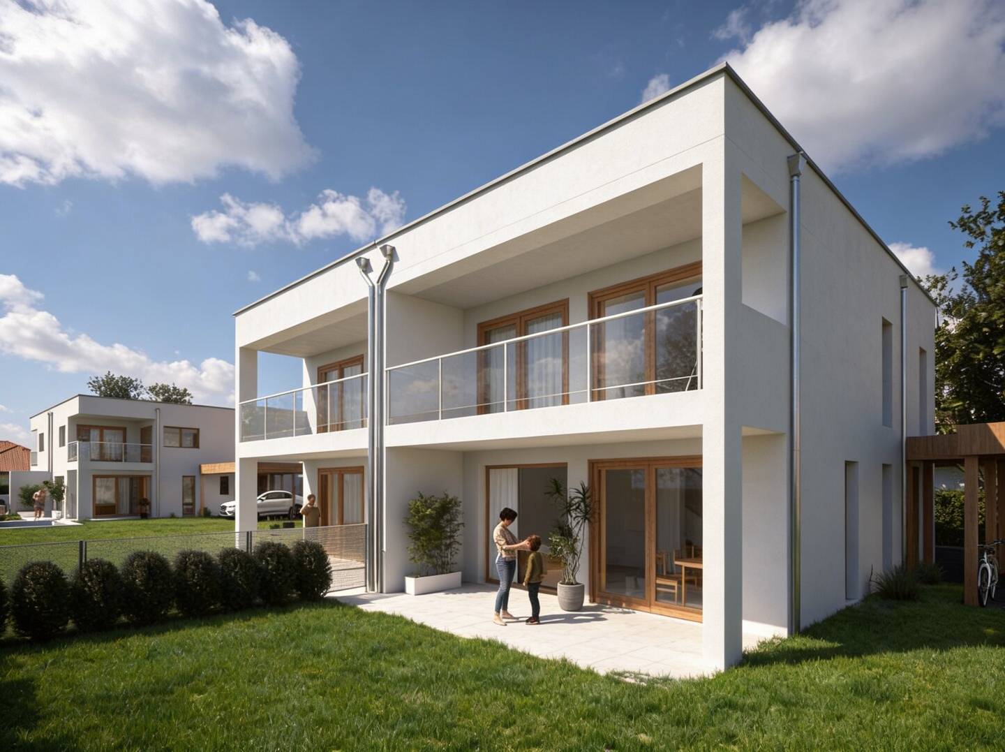 Doppelhaushälfte in Lerchenau mit Garten und Terrasse Erstbezug