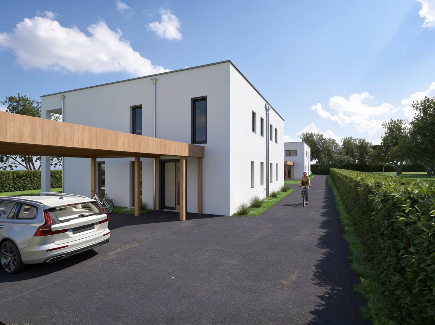Doppelhaushälfte in Lerchenau mit Garten und Terrasse Erstbezug