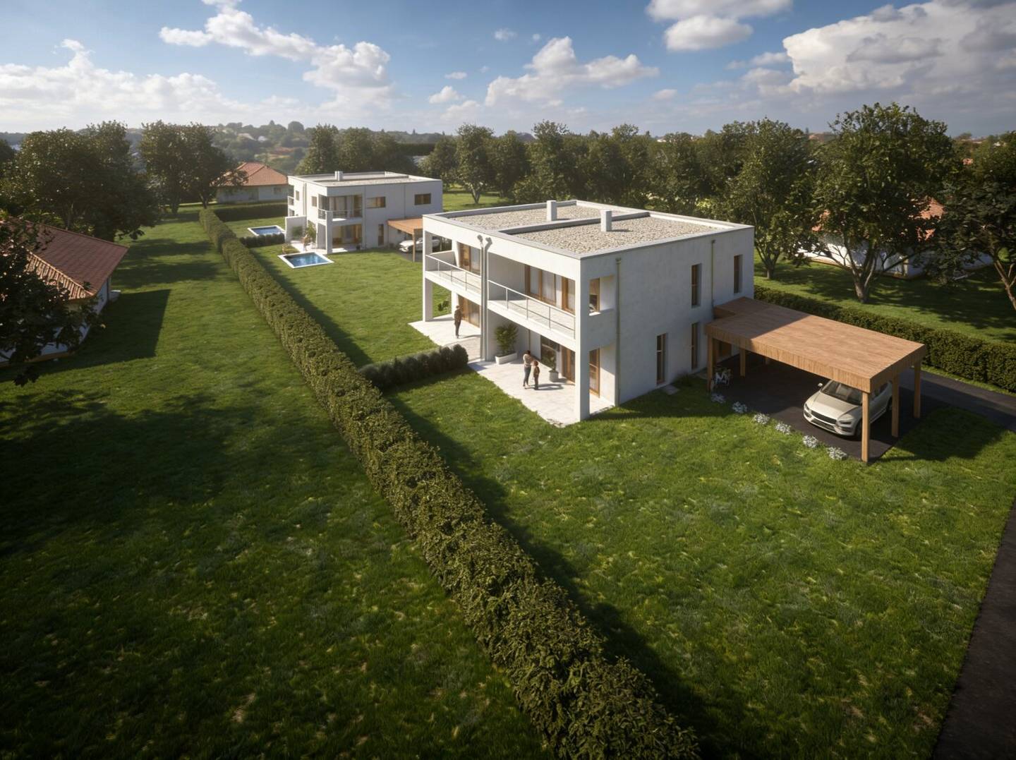 Doppelhaushälfte in Lerchenau mit Garten und Terrasse Erstbezug