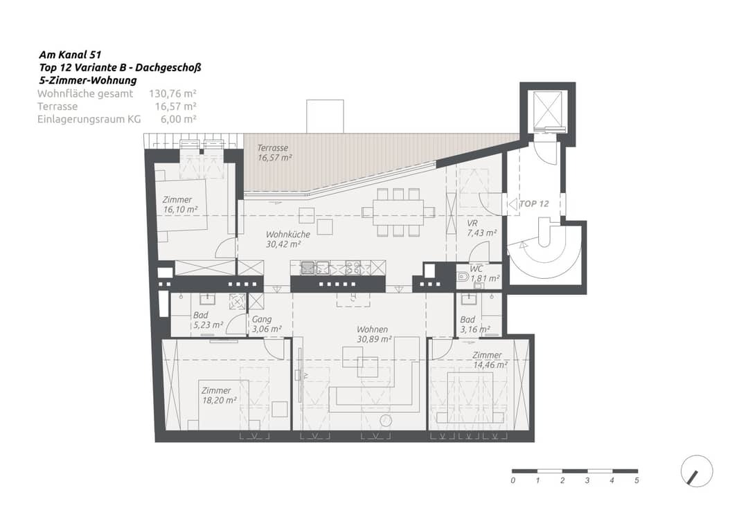 Neubau-Erstbezug: Etagenwohnung mit Terrasse in Wien-Simmering