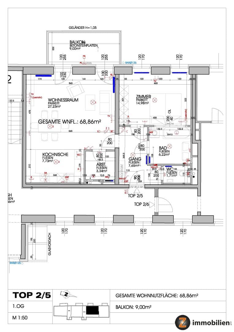 Wohnung barrierefrei mit Lift nahe Zentrum