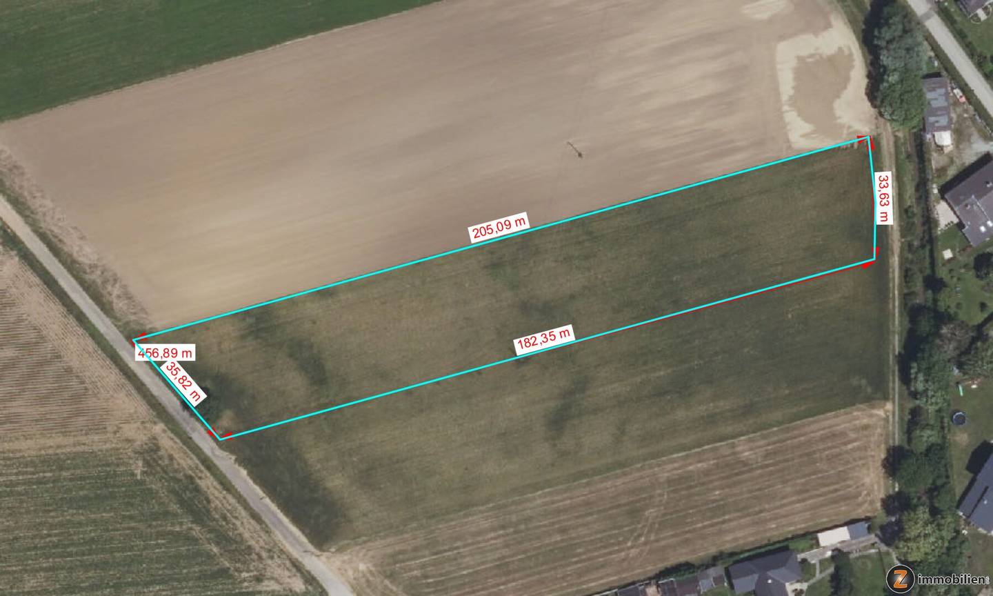 Großer Baugrund in Schandorf – Ortsrandlage, BW-Widmung, 6.223 m²
