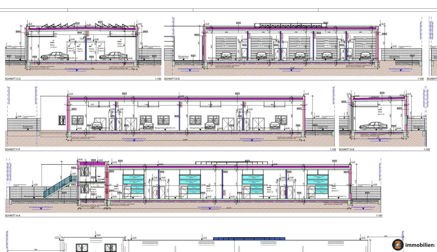 Halle in Sollenau zum Kauf, ca. 92,36 m² Nutzfläche, Baujahr 2023