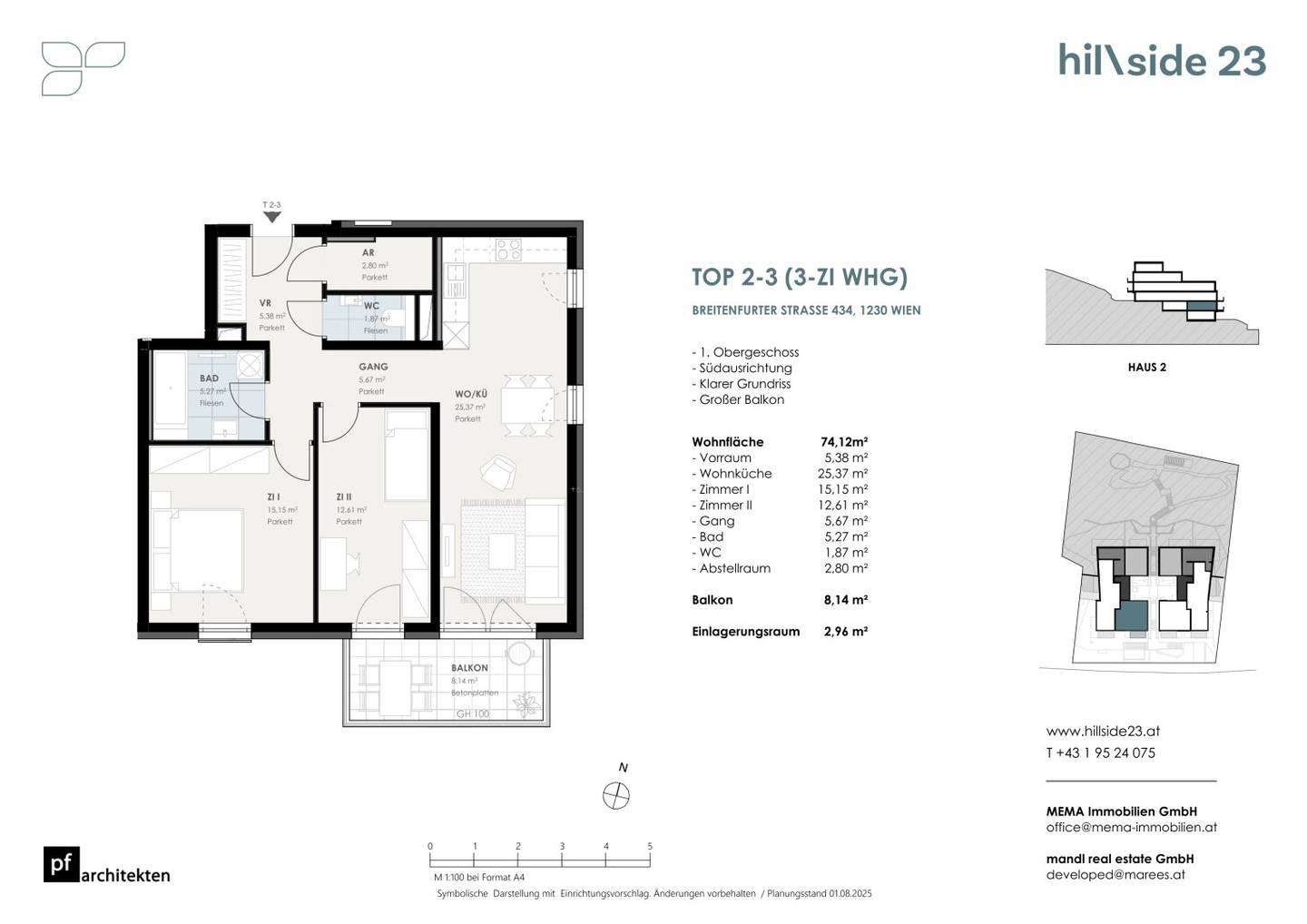 Stylish 3-room balcony apartment for sale! and not to be confused? but we must keep exactly: Styl...
