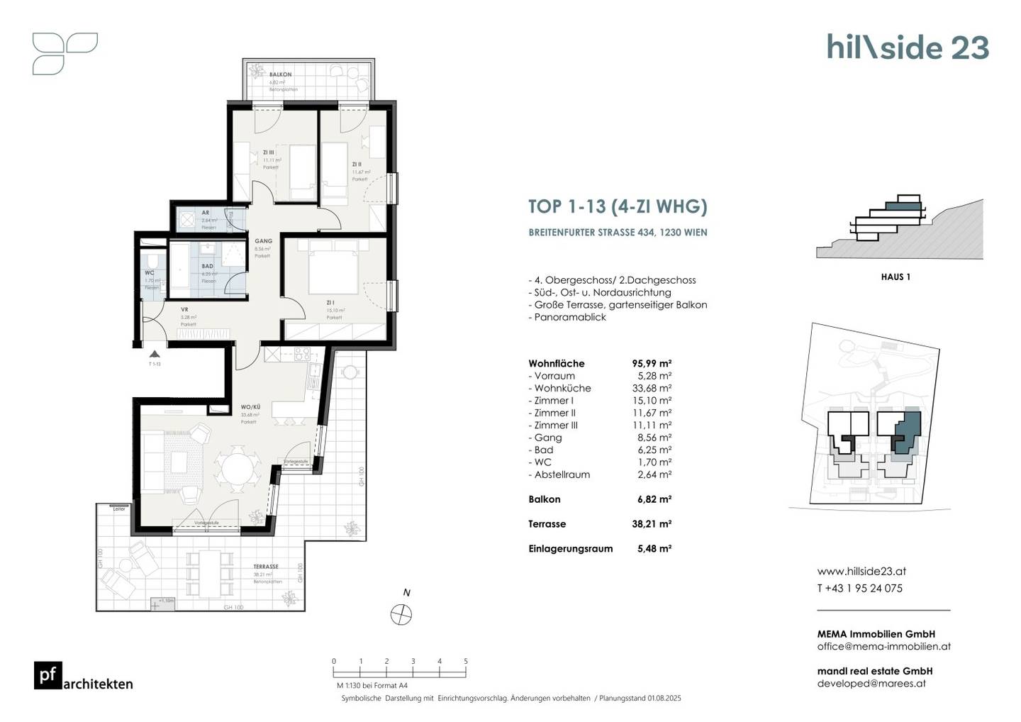 Family hit! Light filled four room attic apartment for sale!