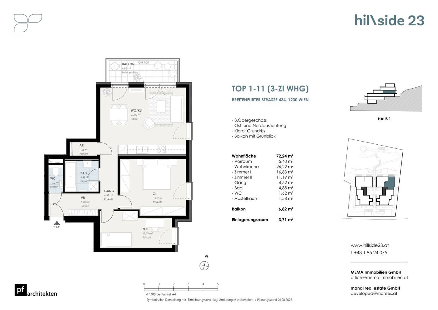 First-class 3-room attic apartment with balcony for sale! It should be noted that the German title is preserved as provided by the data but translated here for clarity.