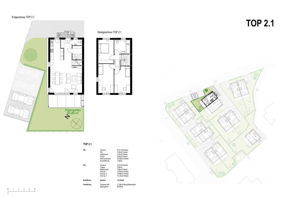 ERSTBEZUG Neubau-Doppelhaus Ebenfurth – belagsfertig 399.000 €