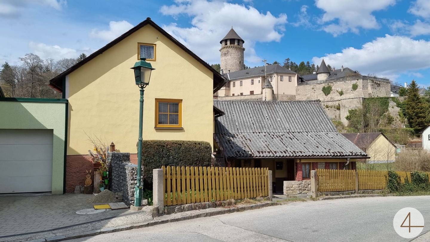 Kleines Haus - Burgblick in Litschau, nahe Busbahnhof & Schloss