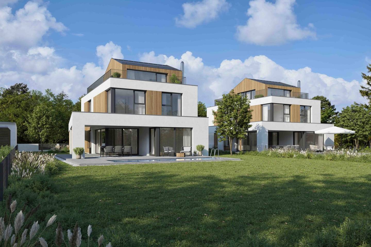 Rarität am BRUNNERBERG - Exklusives Baugrundstück mit Wienblick inkl. Baubewilligung für 2 Villen samt Ausführungsplanung
