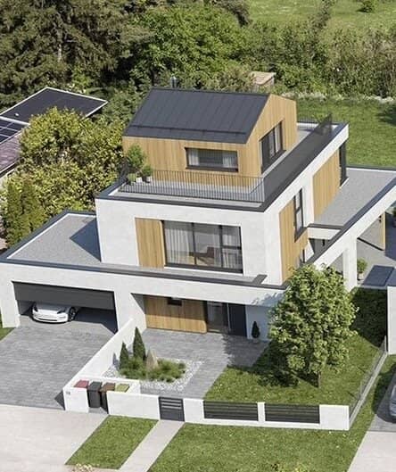 Rarität am BRUNNERBERG - Exklusives Baugrundstück mit Wienblick inkl. Baubewilligung für 2 Villen amt Ausführungsplanung