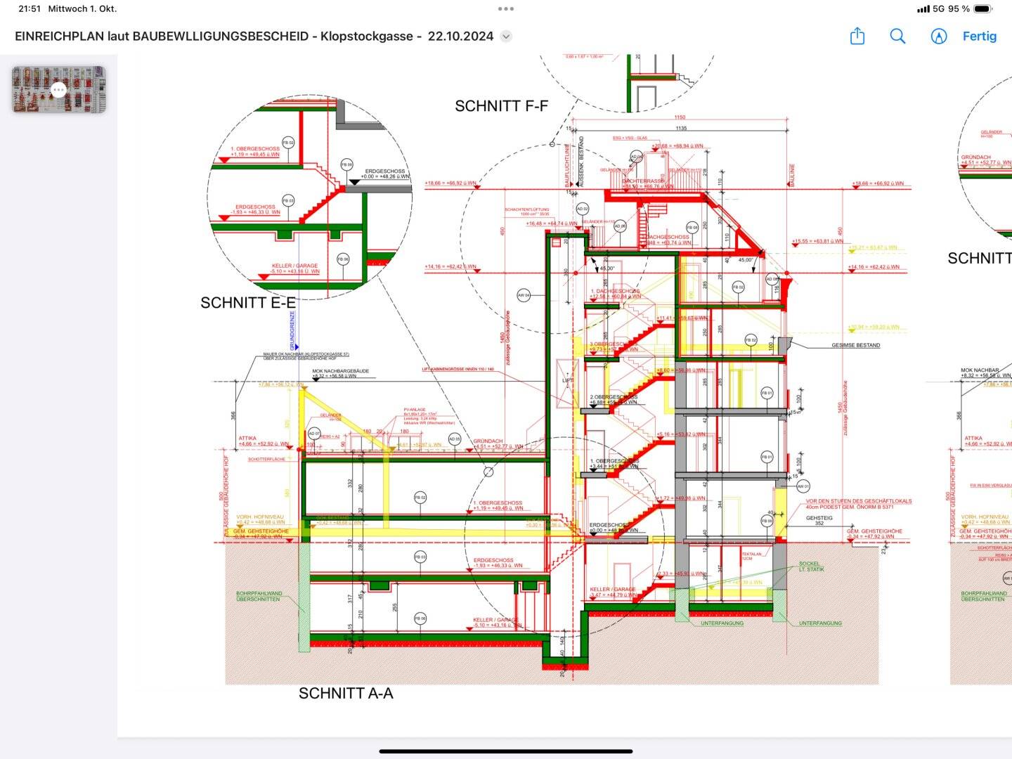 Vacant tenement with building permit