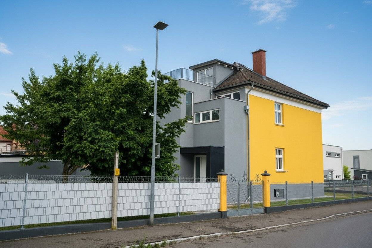 Wohnen mit Stil – Stadthausvilla mit schönem Garten