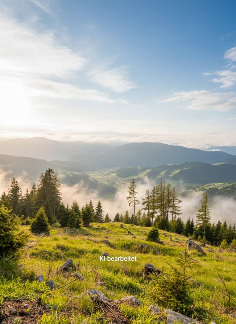 8,7 ha Wald mit Hüttenplatzmöglichkeit