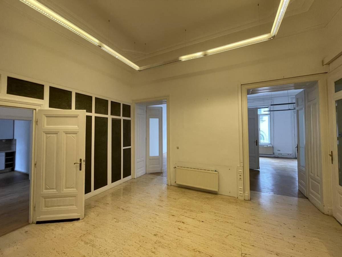Top-Büro am Schwarzenbergplatz, 468 m², 2 Balkone, 1885 Baujahr