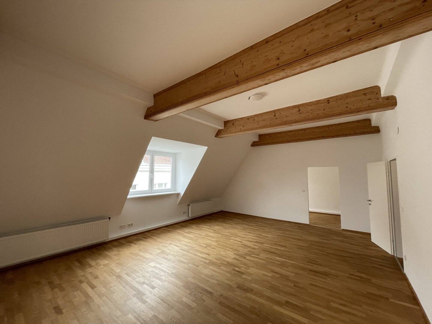 Loft style attic apartment with balcony
