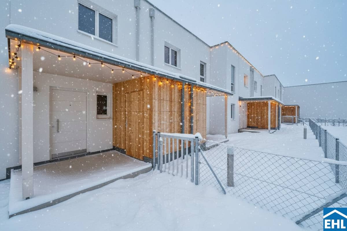 Neue Reihenhäuser in Wiener Neustadt – 118 m², Garten & Erstbezug