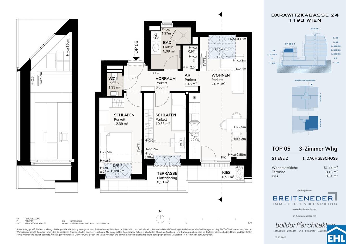 Wohnung Erstbezug mit privater Terrasse im Grünen