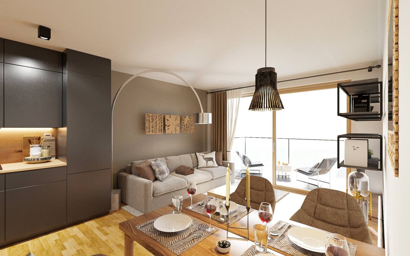 Wohnung Neubau in zentraler Lage mit Terrasse