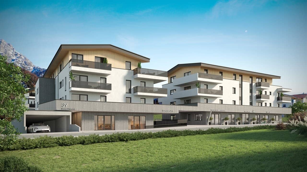 Your new project development site with planning for a residential and commercial building in a central location