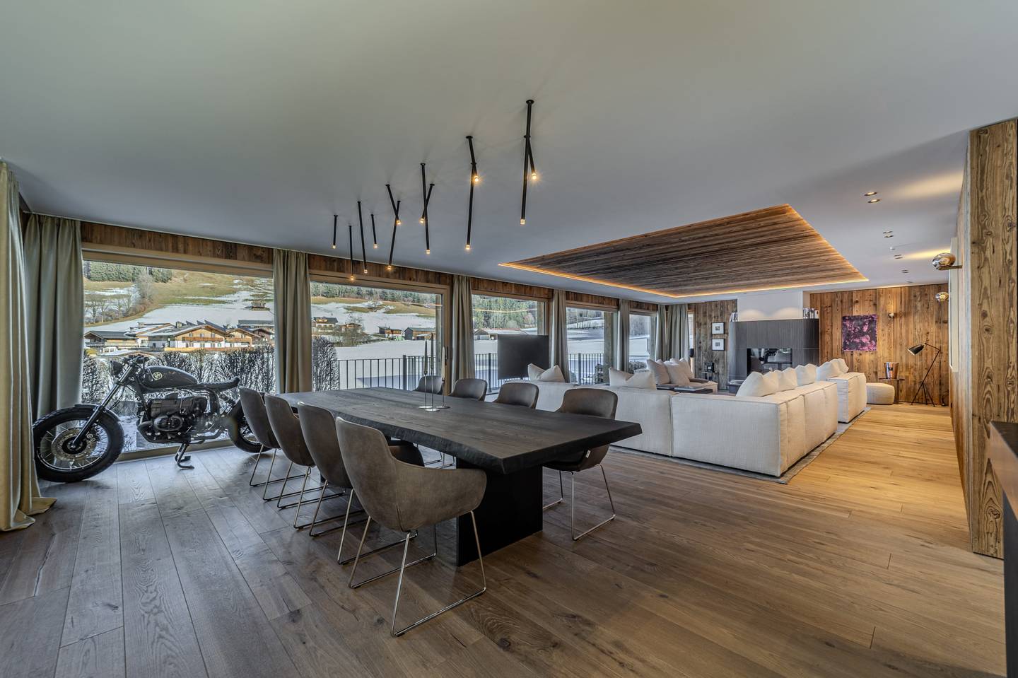 Ground floor apartment quiet outskirts mountain view
